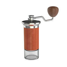 Moulin à café manuel à bavures coniques en acier inoxydable Presse à café portable et moulin à grains de café